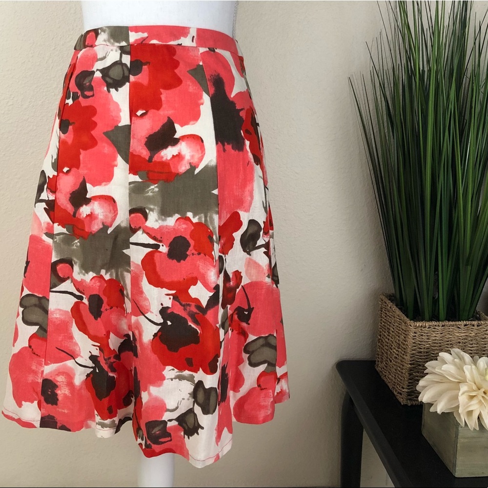 COLDWATER CREEK Floral Print Skirt 🚩